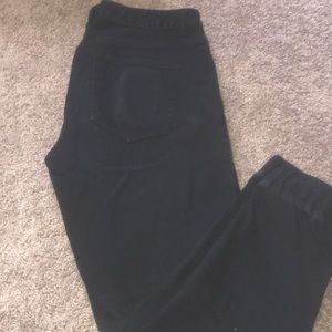 JACK THREADS Denim Black Jogger Pants Size 36